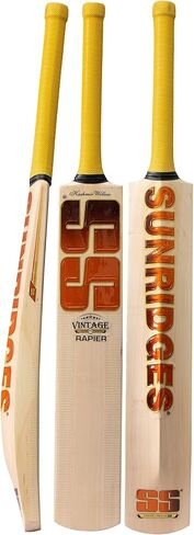 SS Cricket Premium Kashmir Willow Leather Ball Cricket bat - Adult Size (Bat Cover Included) in Saudi Arabia