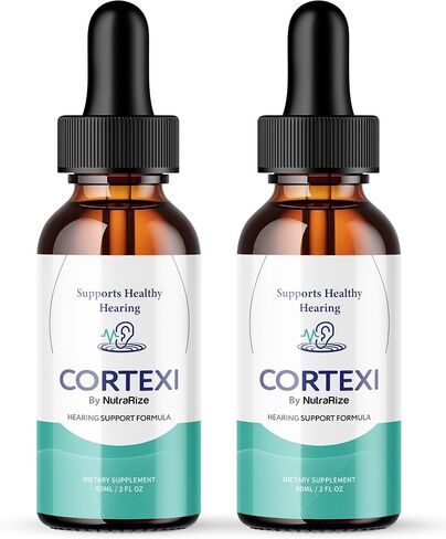 (2 Pack) Cortexi Drops, Cortexi Hearing Support Drops - Advanced Formula for Ear Health, Cortexin Drops, Cortexi 24, Supplement Drops Maximum Strength, Cortexi Reviews (60 Servings) in Saudi Arabia