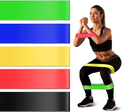 Exercise at Home with Mini Stair Stepper: 250 lb Capacity, Workout Machine with Bull Rope + Set of Resistance Band as Gift, black in Saudi Arabia