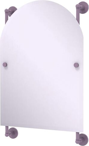 Allied Brass P1000-27-94-LVN Prestige Skyline Collection Arched Top Frameless Rail Mounted Mirror, Lavender in Saudi Arabia