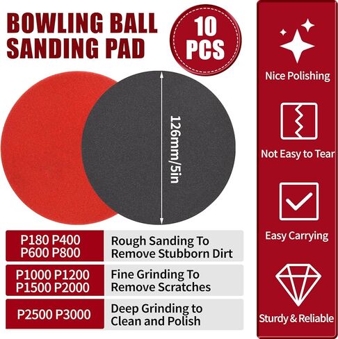 12 حزمة من وسائد البولينج، وسادة تلميع منشفة نظيفة تتضمن وسادات بولينج Abralon Grits P180 P400 P600 P800 P1000 P1200 P1500 P2000 P2500 P3000 مع منشفة بولينج شامي متأرجحة من الألياف الدقيقة in Kuwait