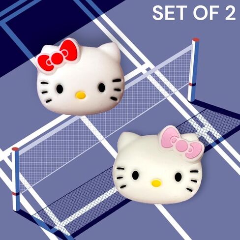 Tennis Shock Absorber Cute, Cute Tennis Racket Dampeners, Tennis Racket Shock Absorber Pink, Animal Tennis Dampeners Set 0f 2 for Adults for Kids in Saudi Arabia