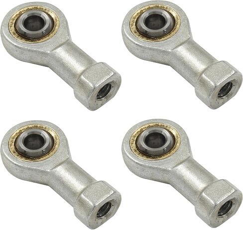 4Pcs SI8T/K Rod End Ball Bearings, 8mm Inside Dia Rod End Bearing, M8 x 1.25mm Female Thread Right Hand Self Lubricating Connector Joint in Saudi Arabia