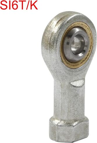 4Pcs SI8T/K Rod End Ball Bearings, 8mm Inside Dia Rod End Bearing, M8 x 1.25mm Female Thread Right Hand Self Lubricating Connector Joint in Saudi Arabia