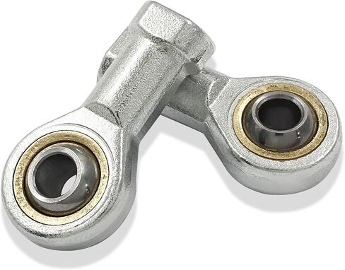 4Pcs SI8T/K Rod End Ball Bearings, 8mm Inside Dia Rod End Bearing, M8 x 1.25mm Female Thread Right Hand Self Lubricating Connector Joint in Saudi Arabia