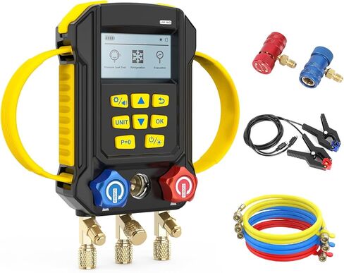 مشعب رقمي ذكي، مجموعة قياس مشعب تيار متردد LM160، مقاييس متعددة للتكييف والتبريد مع وضع الإخلاء، وضع التبريد واختبار تسرب الضغط in Kuwait