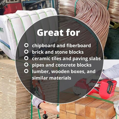 IDL Packaging Standard 1/2" x 3440' Polyester (PET) Strapping Kit with Cart, 780 lbs Break Strength - Complete Packaging Strapping Solution - Enough Strap and Seals for 500 Uses Before Refill in Saudi Arabia