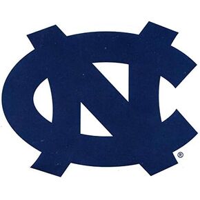 4 Inch UNC Blue Logo Decal University of North Carolina Tarheels Tar Heels NC Removable Wall Sticker Art NCAA Home Room Decor 4 by 3 Inches
