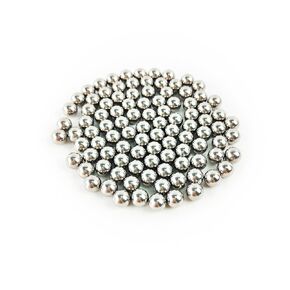 TEXALAN(R) 100PC 1/4IN Bracket Bike Loose Bearing Balls Stainless Steel