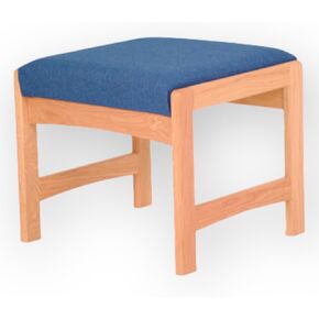 Wooden Mallet Dakota Wave Bench, Medium Oak
