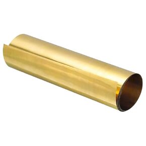 uxcell Brass Sheet Roll, 0.03x200x1000mm Brass Foil Roll Brass Strip Gold for Crafts, Electrical Repairs, Grounding