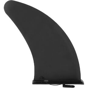 Paddleboard Center Fin, 11in Surf Fin PVC Fixed Socket Type Black Center Stabilizer Attachment Paddle for Longboard Surfboard