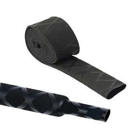 Heat Shrink Tubing, Heat Shrink Wrap Tube Sleeve for Fishing Rods Grip Handle with Non Slip and Insulation Black (Diameter 35mm, Length 39in)
