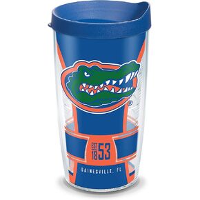 Tervis Made in USA Double Walled University of Florida Gators Insulated Tumbler Cup Keeps Drinks Cold & Hot, 24oz Water Bottle, Spirit