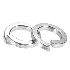 PATIKIL 1/8" Spring Lock Washer, 100 Pack 316 Stainless Steel Split Lock Washer Elastic Gasket Lock Metal Washers for Screws Bolts