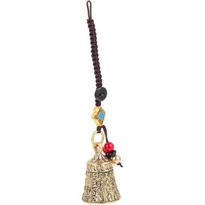 The Bell Copper Bell Keychain Riding Bell Key Ring Feng Shui Bell Biker Bell Christian Lucky Wind Chimes Feng Shui Motorcycle Biker Bell Car Interior Pendant Necklace Brass Unique
