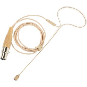 Vaguelly Single Ear Earset Headworn Over Ear Hanging Headset Microphone Mini XLR 3 Pin Plug Earhook Microphone