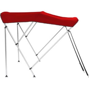Budge 3 Bow Bimini Top Kit (Width 59" - 67") (Height 52") (Length 71"), Multiple Colors