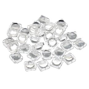 PATIKIL LED Convex Lens, 30 Pack 60 Degree Beam Angle Acrylic LED Optical Convex Condenser Lens for 5050 LED Strip Lamp Beads