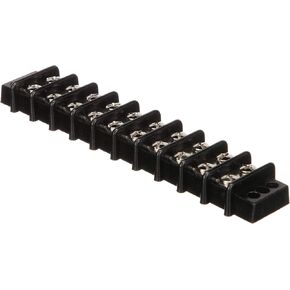 Seachoice Terminal Block, 10-Gang, Nickel Plated Brass Terminals