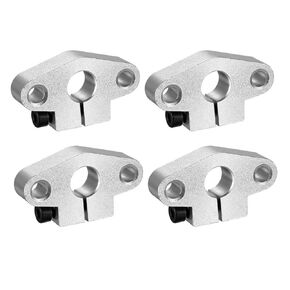 uxcell 4PCS SHF10 Linear Motion Rail Clamping Rod Rail Guide Support for 10mm Dia Shaft