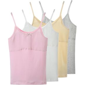 Teen Girls Camisole, Original Cotton Lining Undershirts Training Bras