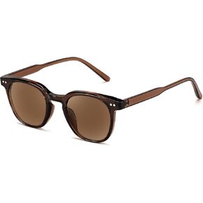 FEISEDY Round Reading Sunglasses for Men and Women Stylish Glasses with Readers B0113