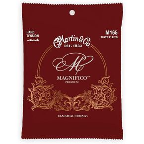 Martin Hard Tension Silver Plated Classical Guitar Strings (M165)