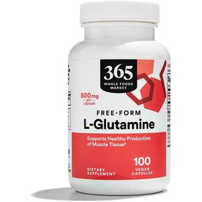Whole Foods Market, L Glutamine 500Mg Veggie Caps, 100 Count