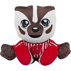 Bleacher Creatures Wisconsin Badgers Bucky Badger 8" Mascot Kuricha Sitting Plush - Soft Chibi Inspired Mascot