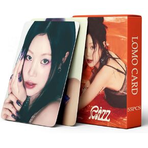 SOOJIN Photocards 55PCS SOOJIN RIZZ 2nd EP Album Photocard SOOJIN Merch Gift for Fans Daughter