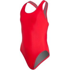 Essential Solid Wide Strap One Piece Swimsuit Youth (22-28)