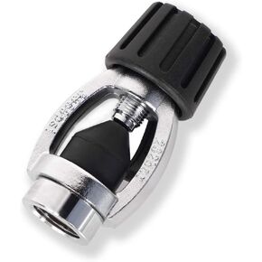 Scuba Diving Din to Yoke Adapter, Diving Regulator to Yoke Converter with Dust Cover for First Stage Adapter and Regulator Conversion, 250Bar, 3300PSI