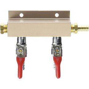 CPG224 Air Distributor 5/16", CO2 Manifold - 4 Way
