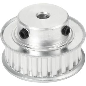 uxcell Aluminum 24 Teeth 6.35mm Bore 5.08mm Timing Belt Pulley for 10mm Belt