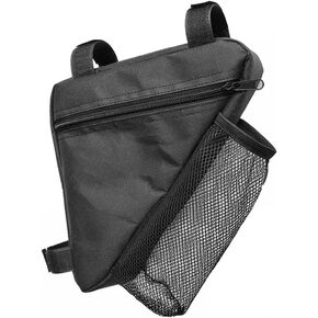 MiOYOOW Bike Triangle Frame Bag, Waterproof Bicycle Storage Bag with Water Bottle Mesh Pouch for Outdoor Cycling