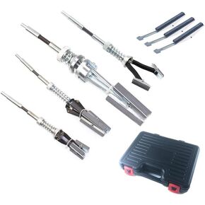 7-Piece Engine Cylinder Hone Set, Cylinder Hone Tool + 3 Spare Stones, Machinist Tools Box, Adjustable Deglazer for Brake Cylinder Bores 3/4"-7" Honing Tool