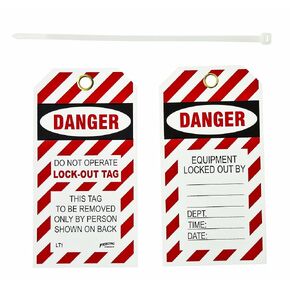 Brady LT10 Prinzing Lockout Tags (10 Pack)