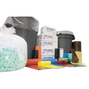 Inteplast Group S404822N High-Density Can Liner, 40 x 48, 45-Gallon, 22 Micron, Clear, Roll of 25 (Case of 6 Rolls)