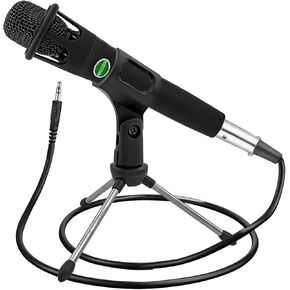 5 CORE XLR Dynamic Metal Mic Audio, Ideal for Singing, Captures Source Sound, Sturdy & Durable, Includes XLR Cable