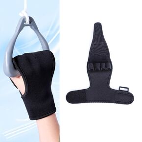 Hand Wrist Brace Finger Splint Anti-Spasticity Rehabilitation Gloves - Hand Position Fixation for Stroke Hemiplegia Patients & Athletes - Finger Grip Strength Training Device (1 Pack)
