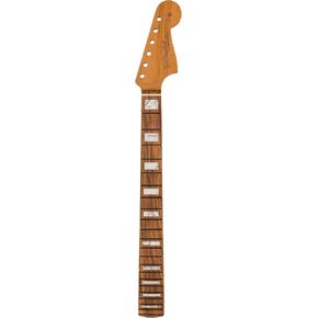 Fender Roasted Jazzmaster Neck, Block Inlays, 22 Medium Jumbo Frets, 9.5in Radius, Pau Ferro
