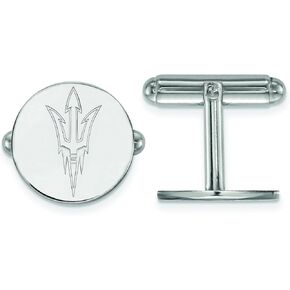 Arizona State Sun Devils Logo Cuff Links (Sterling Silver)