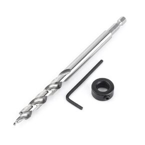 3/8 Inch Pocket Hole Drill Bit with 1/4 inch Hex Shank and Round Shank for Manual Pocket Hole Jig System Drill Guide Woodworking Tools