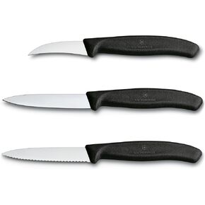 Victorinox Swiss Classic 3-Piece Paring Set, Black, 3-Inch