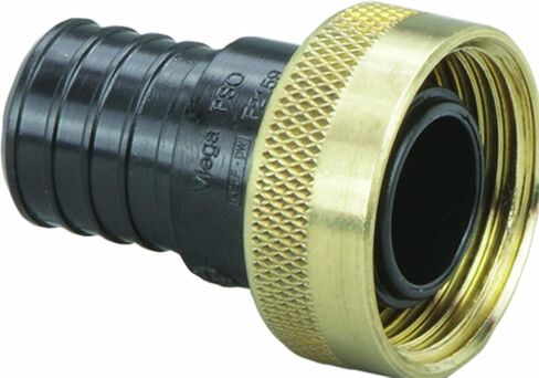 VIEGA 50141 Pureflow Zero Lead Poly Alloy Pex Crimp Supply Adapter with 3/4" x 1 Crimp x Manabloc Supply (3-Pack) in Saudi Arabia