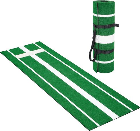 حصيرة رمي الكرة اللينة مقاس 3 × 10 بوصات، أباريق البيسبول، حصيرة ضرب الكرة اللينة الخضراء، حصيرة رمي العشب الاصطناعي، أدوات تدريب رمي الكرة اللينة للأماكن الداخلية والخارجية in Kuwait