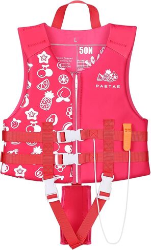 Toddler Swim Vest, Kids Pool Float Jacket Toddler Floaties, Child Swimming Pool Vest for Kids Toddler 18-77lb in Kuwait