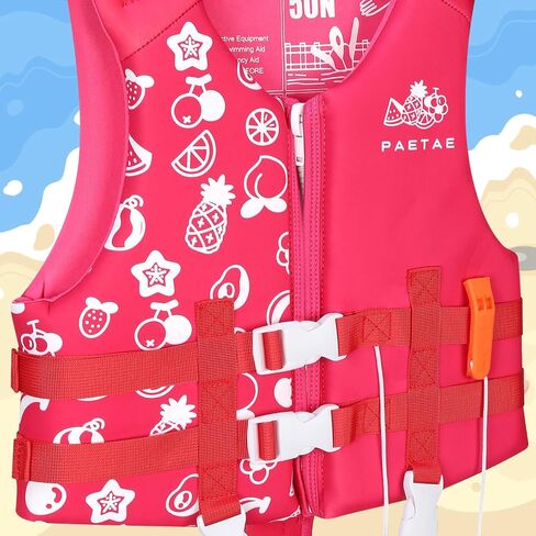 Toddler Swim Vest, Kids Pool Float Jacket Toddler Floaties, Child Swimming Pool Vest for Kids Toddler 18-77lb in Kuwait