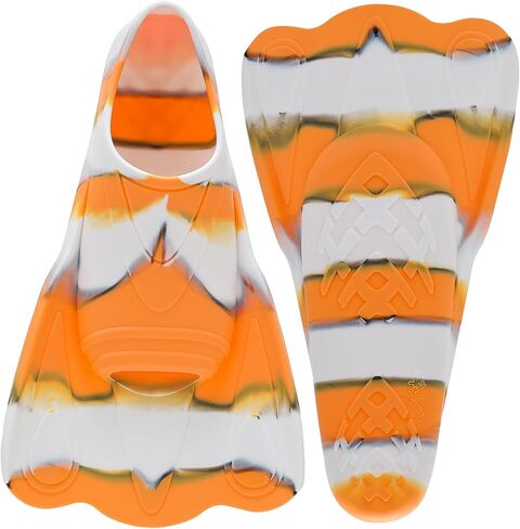 Kids Swim Fins,Short Youth Swim Flippers for Kids Swimming Training Fins for Lap Swimming Pool Snorkeling for Children Girls Boys Beginner in Saudi Arabia